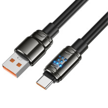 Дата кабель Hoco U143 Joy USB to Type-C 5A (1.2m) – Чорний