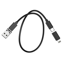 Дата кабель Hoco U114 Treasure box 60W (0.28m) – Чорний
