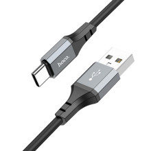 Дата кабель Hoco X86 Spear USB to Type-C (1m) – Чорний