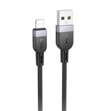 Дата кабель Hoco X109 Energy silicone USB to Lightning (1m) – Черный