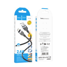 Дата кабель Hoco X109 Energy silicone USB to Lightning (1m) – Черный