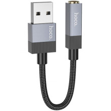 Переходник Hoco UPA32D Clever USB to 3.5mm – Черный