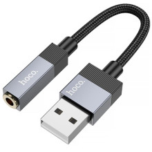 Переходник Hoco UPA32D Clever USB to 3.5mm – Черный