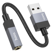 Переходник Hoco UPA32D Clever USB to 3.5mm – Черный