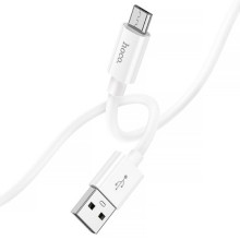 Дата кабель Hoco X87 Magic silicone USB to MicroUSB (1m) – Белый