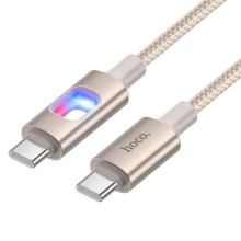 Дата кабель Hoco U144 New Type-C to Type-C 60W (1.2m) – Золотой