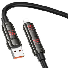 Дата кабель Hoco U143 Joy 4in1 USB to Lightning/Type-C to Type-C 240W (1.2m) – Черный