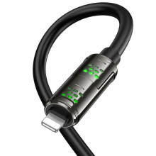 Дата кабель Hoco U143 Joy 4in1 USB to Lightning/Type-C to Type-C 240W (1.2m) – Черный