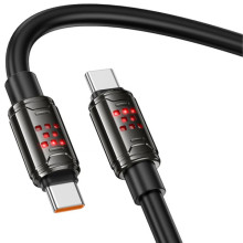 Дата кабель Hoco U143 Joy Type-C to Type-C 240W (1.2m) – Черный