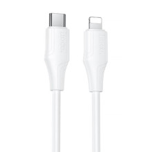 Дата кабель Hoco X124 Bien silicone Type-C to Lightning 27W (1m)