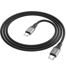Дата кабель Hoco X86 Spear Type-C to Type-C 60W (1m) – Черный