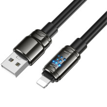 Дата кабель Hoco U143 Joy USB to Lightning 2.4A (1.2m) – Черный