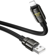 Дата кабель Hoco U143 Joy USB to Lightning 2.4A (1.2m) – Черный