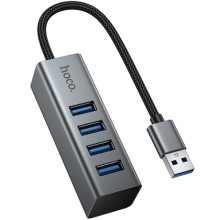 Переходник HUB Hoco HB1B 4in1 (USB to 4xUSB 3.0) (1m)