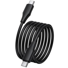Дата кабель Hoco X124 Bien silicone Type-C to Type-C 60W (1m)