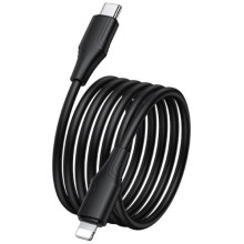 Дата кабель Hoco X124 Bien silicone Type-C to Lightning 27W (1m) – Черный