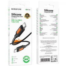 Дата кабель Borofone BX114 Structure Type-C to Type-C 60W (1m)