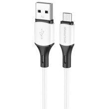 Дата кабель Borofone BX79 USB to MicroUSB (1m) – Білий