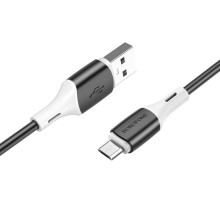 Дата кабель Borofone BX79 USB to MicroUSB (1m) – Чорний
