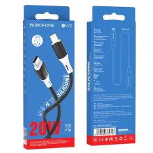 Дата кабель Borofone BX79 Type-C to Lightning (1m) – Чорний