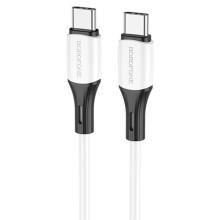 Дата кабель Borofone BX79 Type-C to Type-C 60W (1m) – Білий