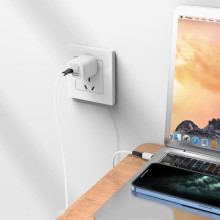 Дата кабель Borofone BX79 Type-C to Type-C 60W (1m) – Білий