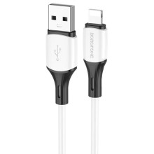 Дата кабель Borofone BX79 USB to Lightning (1m) – Білий