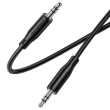 Аудіо кабель Aux Borofone BL25 Nice (1m) – Чорний