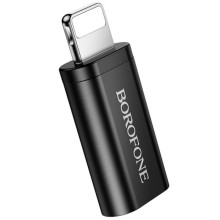 Перехідник Borofone BV26A Lightning Male to Type-C Female USB2.0 – Чорний