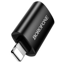 Перехідник Borofone BV26 Lightning Male to USB Female USB2.0 – Чорний