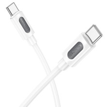 Дата кабель Borofone BX114 Structure Type-C to Type-C 60W (1m) – Білий