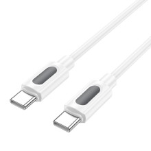 Дата кабель Borofone BX114 Structure Type-C to Type-C 60W (1m) – Білий