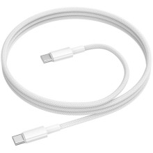 Дата кабель Borofone BX117 Source Type-C to Type-C 60W (1m) – Білий