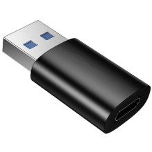 Перехідник Borofone BV26B USB Male to Type-C Female USB3.0 – Чорний