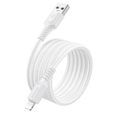 Дата кабель Borofone BX116 Certain USB to Lightning 2.4A (1m)