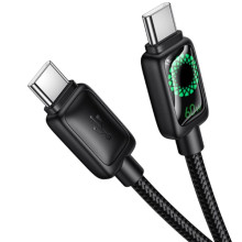 Дата кабель Hoco U146 Mundo Type-C to Type-C 60W (1.2m) – Чорний