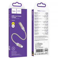 Перехідник Hoco UPA32C Type-C to 3.5mm – Золотий
