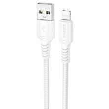 Дата кабель Borofone BX116 Certain USB to Lightning 2.4A (1m)
