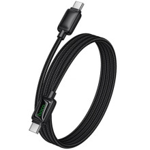 Дата кабель Hoco U146 Mundo Type-C to Type-C 60W (1.2m) – Чорний