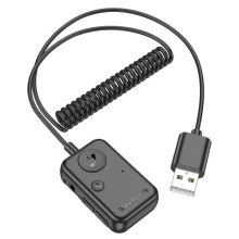Bluetooth аудіо ресивер Borofone BC49 June (USB-A) – Чорний
