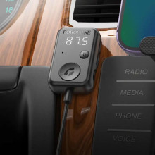 Bluetooth аудіо ресивер Borofone BC49 June (USB-A) – Чорний