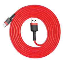 Дата кабель Baseus Cafule Type-C Cable 2A (2m) (CATKLF-C) – Червоний