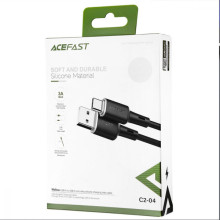 Дата кабель Acefast C2-04 USB to Type-C 3A (1.2m) – Чорний