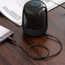 Аудіо кабель Aux Acefast C1-08 (Type-C to AUX 3.5mm) (1m) – Чорний