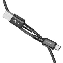 Дата кабель Acefast C1-04 USB to Type-C 3A (1.2m) – Чорний
