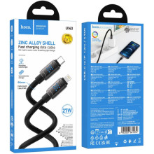 Дата кабель Hoco U143 Joy Type-C to Lightning 27W (1.2m) – Черный