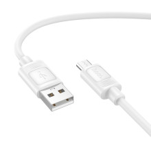 Дата кабель Hoco X122 Benefit USB to MicroUSB 2.4A (1m)