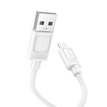 Дата кабель Hoco X122 Benefit USB to MicroUSB 2.4A (1m) – Белый