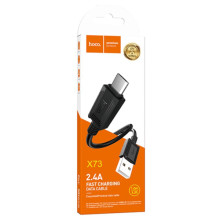 Дата кабель Hoco X73 Ferry USB to MicroUSB 2.4A (1m) – Черный
