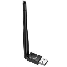 WiFi адаптер Hoco HI37 WiFi4 USB External Antenna 150Mbps – Чорний